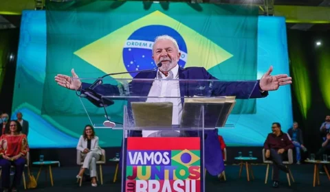 PT oficializa pré-candidatura de Lula à Presidência da República, em São Paulo