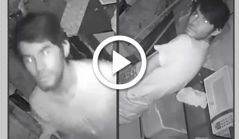 VÍDEO: suspeito invade lanchonete na calada da noite na Zona Norte de Manaus