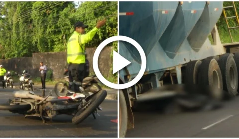 VÍDEO: Servidor Público é esmagado por carreta em acidente de trânsito, em Manaus
