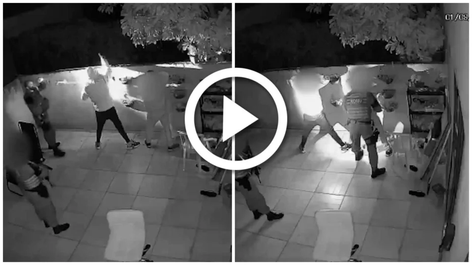 VÍDEO: imagens mostram guardas dando socos e chutes em suspeitos durante abordagem no Paraná