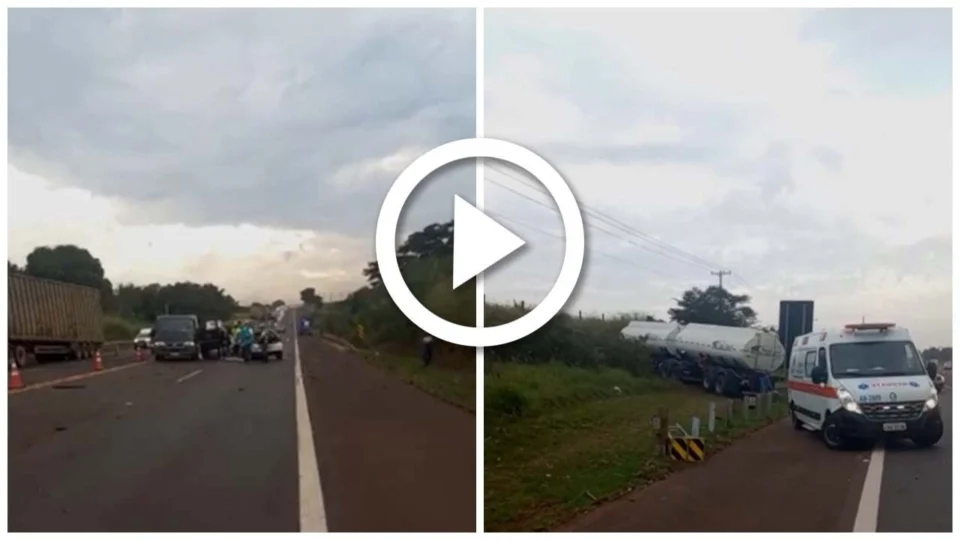 VÍDEO: ao cobrir acidente, jornalista descobre que filho morreu na colisão em Araraquara (SP)