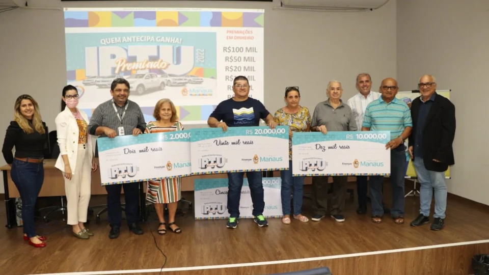 Em Manaus, mais 17 contribuintes são contemplados no ‘IPTU Premiado’