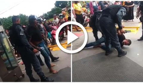 VÍDEO: homem furta luvas de pedreiro em supermercado de Parintins, interior do Amazonas