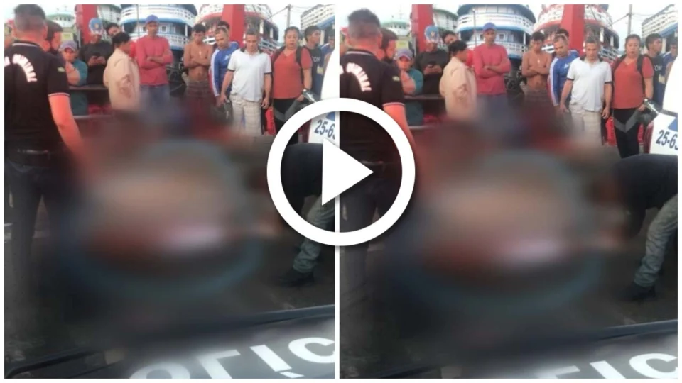 VÍDEO: homem é assassinado com faca na feira da Manaus Moderna
