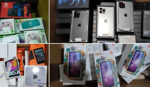 Receita Federal de Belo Horizonte-MG realiza leilão de iPhones, videogames, tablets e outros objetos; veja como participar