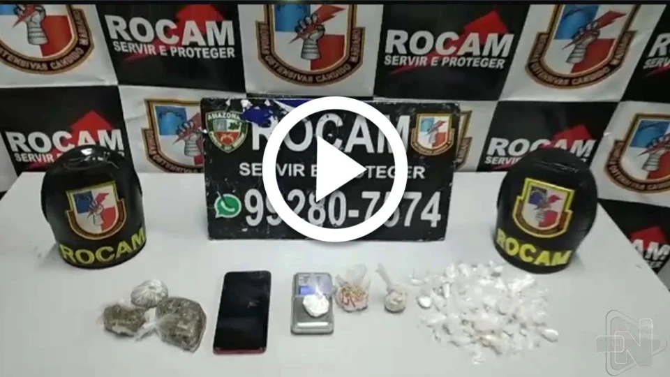 VÍDEO: homem é preso por tráfico de drogas no Bairro Educandos, na Zona Sul de Manaus