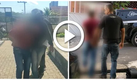 VÍDEO: homem é preso por violentar criança de 9 anos na Zona Leste de Manaus