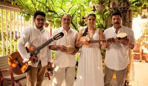 Oficina de bioinstrumentos musicais chega em Novo Airão e segue para outros municípios do Amazonas