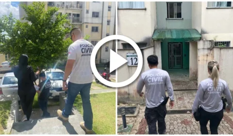 VÍDEO: polícia prende dupla suspeita de latrocínio no município de Rio Preto da Eva, interior do Amazonas