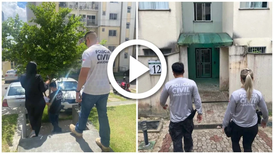 VÍDEO: polícia prende dupla suspeita de latrocínio no município de Rio Preto da Eva, interior do Amazonas