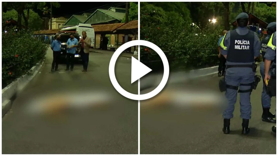 VÍDEO: homem morre após ser atropelado por micro-ônibus no Centro de Manaus