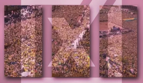 Post engana ao afirmar que lançamento da campanha de Bolsonaro reuniu multidão em Brasília
