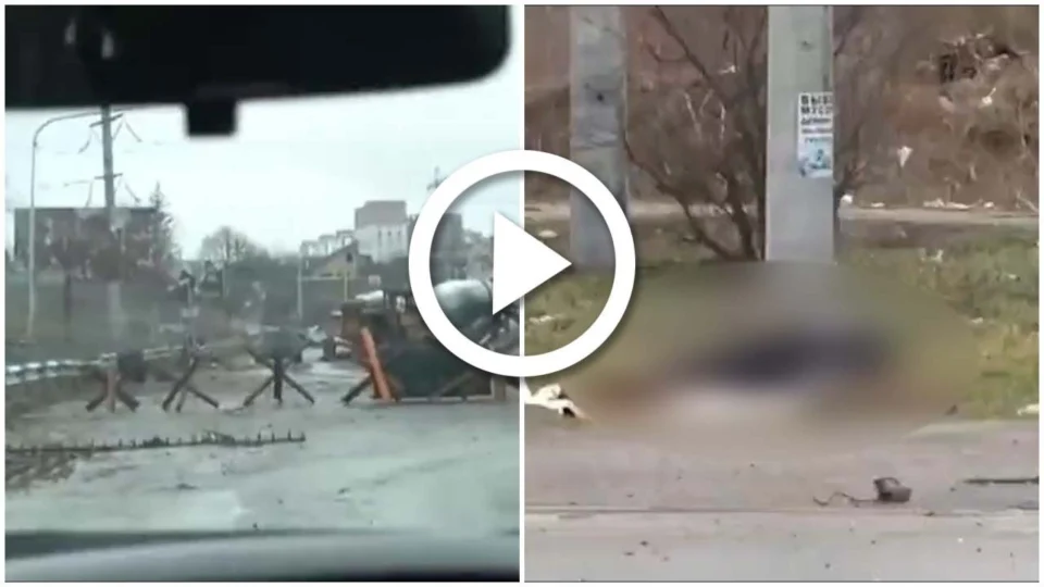 VÍDEO: parlamento ucraniano divulga imagens das vítimas de massacre russo em Bucha