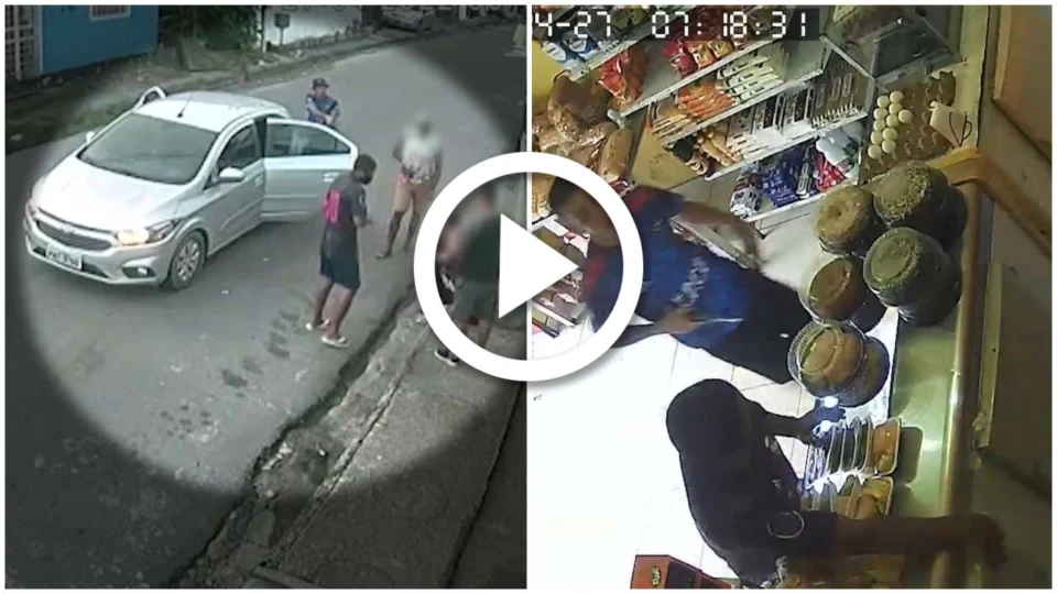 VÍDEO: suspeitos assaltam panificadora do Bairro Colônia Santo Antônio, na Zona Norte de Manaus
