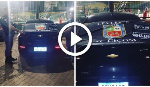 VÍDEO: veículo roubado é recuperado pela polícia na Zona Leste de Manaus