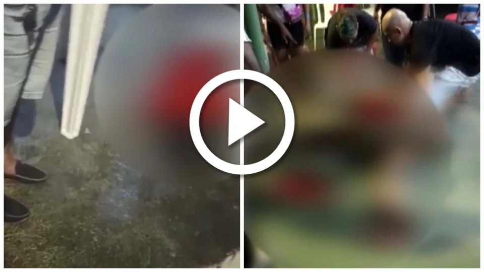 VÍDEO: homem é morto com tiro na nuca na frente dos amigos na Zona Sul de Manaus