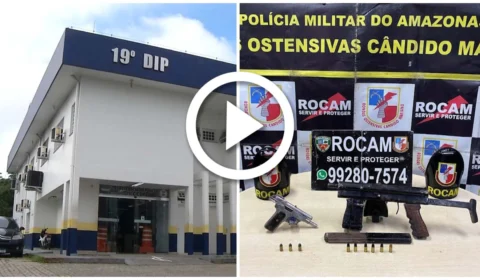 VÍDEO: polícia prende homem com submetralhadora na Zona Oeste de Manaus