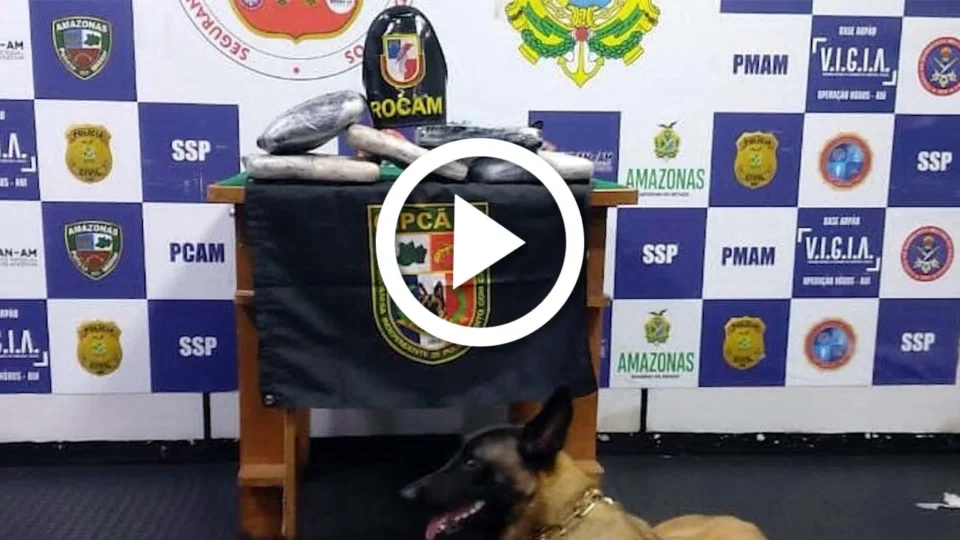 VÍDEO: drogas são encontradas em lixeira e caixa d’água de embarcação no interior do Amazonas