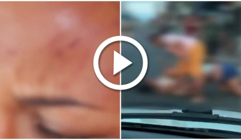 VÍDEO: mulher grávida é agredida por 2 homens e uma mulher em bairro da Zona Leste de Manaus