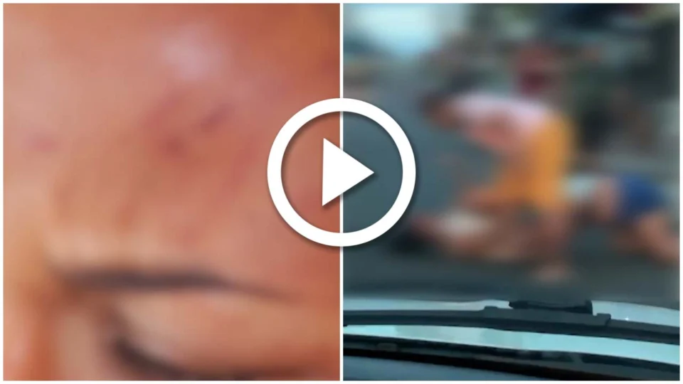 VÍDEO: mulher grávida é agredida por 2 homens e uma mulher em bairro da Zona Leste de Manaus