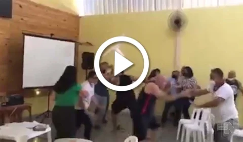 VÍDEO: reunião de condomínio de militares termina em briga em BH
