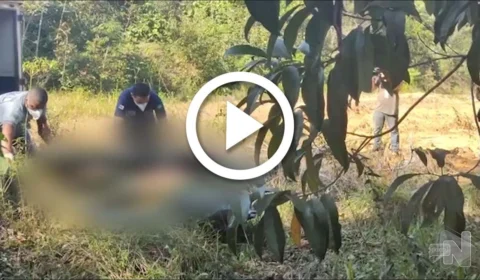VÍDEO: corpo é encontrado em estado de decomposição dentro de saco de lixo no Tarumã, em Manaus