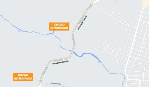 Em Manaus, estrada do Tarumã terá novo desvio a partir deste sábado