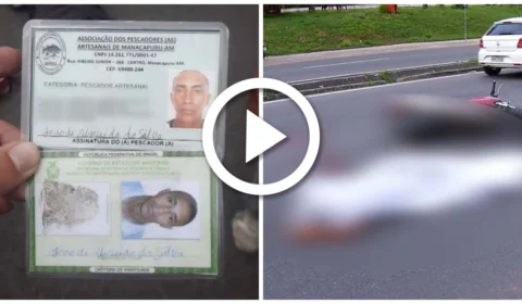 VÍDEO: homem morre atropelado por motocicleta na Zona Norte de Manaus