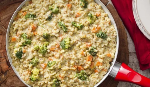 RECEITA FÁCIL: aprenda a fazer risoto vegetariano