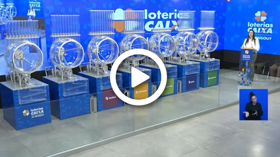 VÍDEO: veja como foi o sorteio da Mega-Sena, Quina, Lotofácil, Super Sete e Lotomania