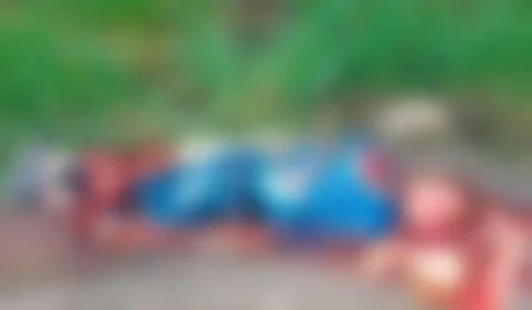 Após ser morto a tiros, corpo de mototaxista é arrastado por 500 metros no Novo Aleixo, Zona Norte de Manaus