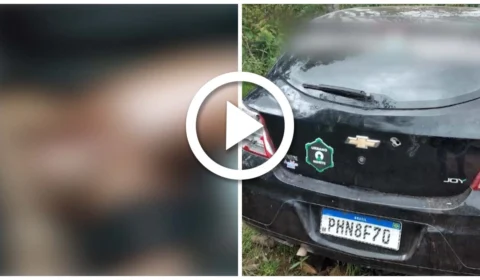 VÍDEO: homem é achado morto dentro de porta-malas de carro na Zona Rural de Manaus