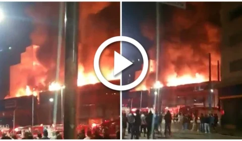 VÍDEO: incêndio atinge prédios comerciais no Centro de São Paulo