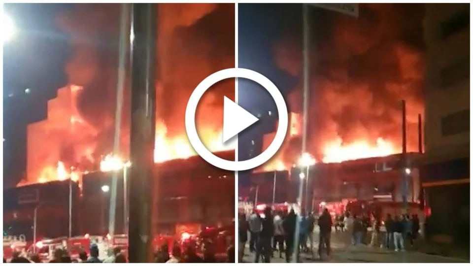 VÍDEO: incêndio atinge prédios comerciais no Centro de São Paulo