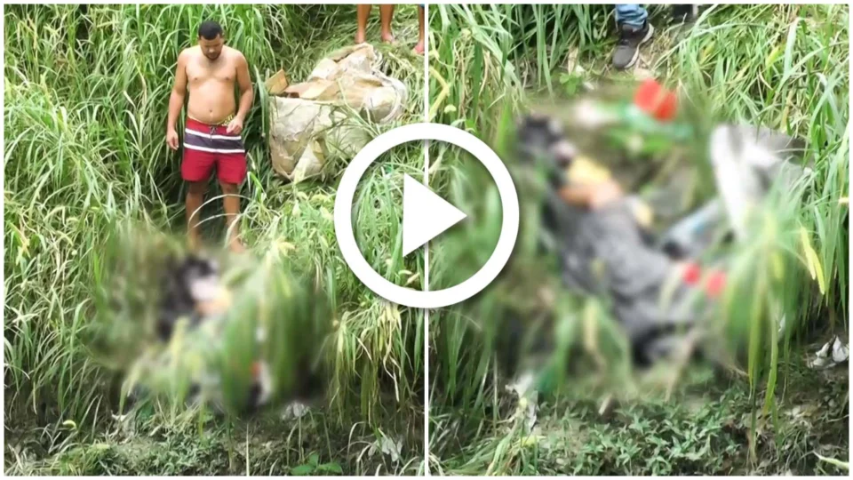 VÍDEO: jovem é encontrado morto em córrego da Zona Norte de Manaus
