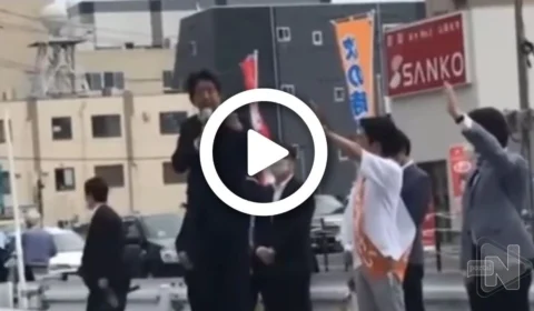 VÍDEO: outro ângulo flagra Shinzo Abe sendo atingido por tiros pelas costas no Japão