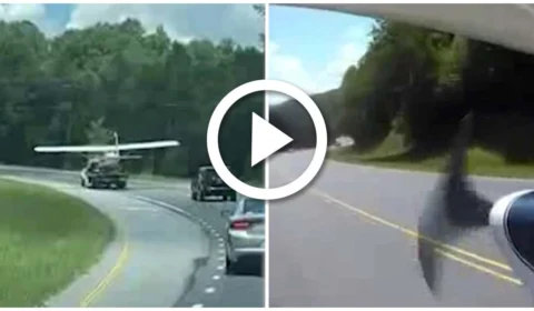 VÍDEO: piloto faz pouso de emergência em rodovia nos Estados Unidos