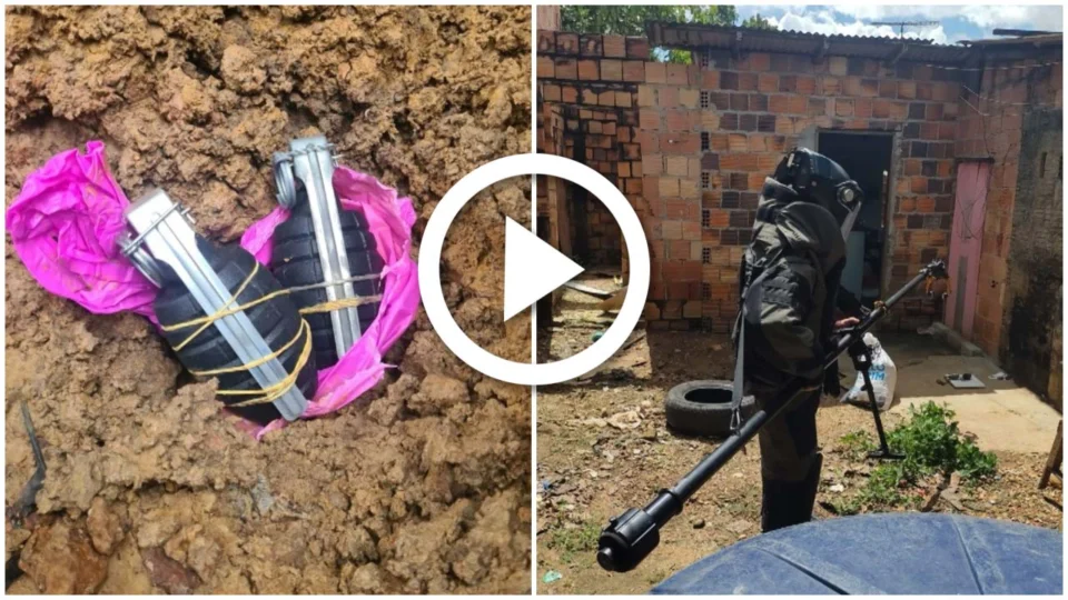 VÍDEO: granadas são apreendidas em Iranduba, interior do Amazonas