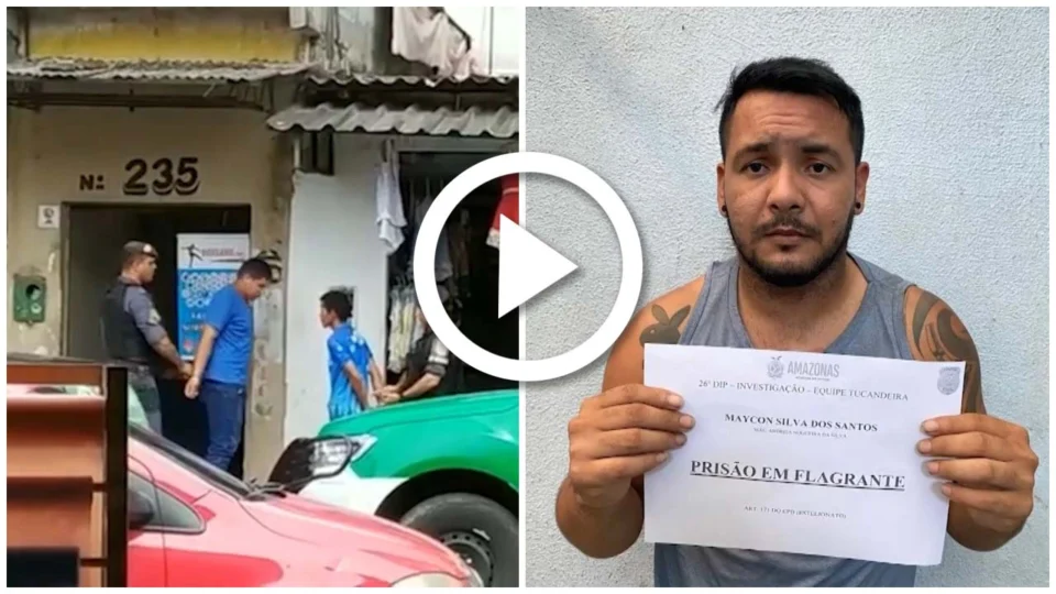 VÍDEO: homem é preso suspeito de aplicar golpe do falso pix em Manaus