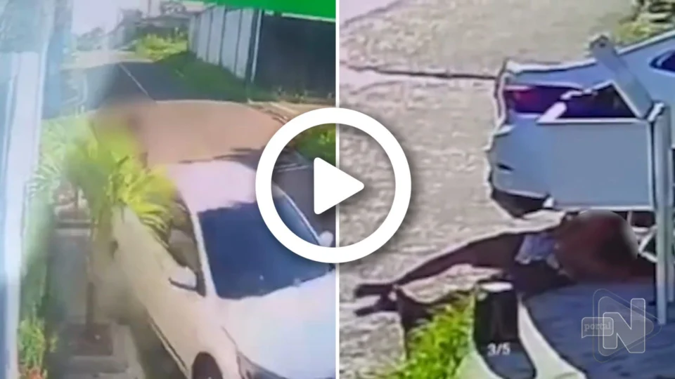 VÍDEO: confira momento em que jovem atropela namorado de propósito no AM