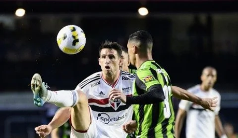 São Paulo bate América/MG por 1 a 0 e entra no G-4  do Campeonato Brasileiro