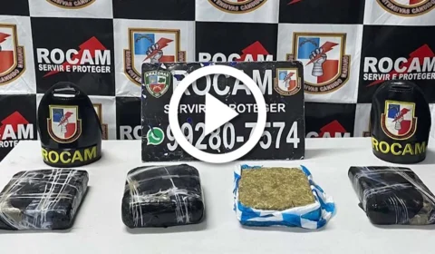 VÍDEO: homem é preso com 4 kg de maconha durante abordagem em Coari, no interior do AM