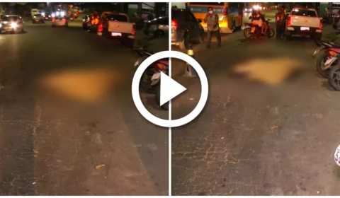 VÍDEO: pedestre é atropelado por motocicleta e morre na Zona Norte de Manaus