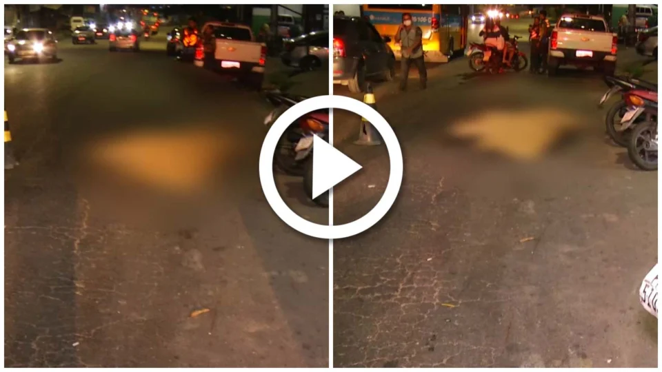 VÍDEO: pedestre é atropelado por motocicleta e morre na Zona Norte de Manaus