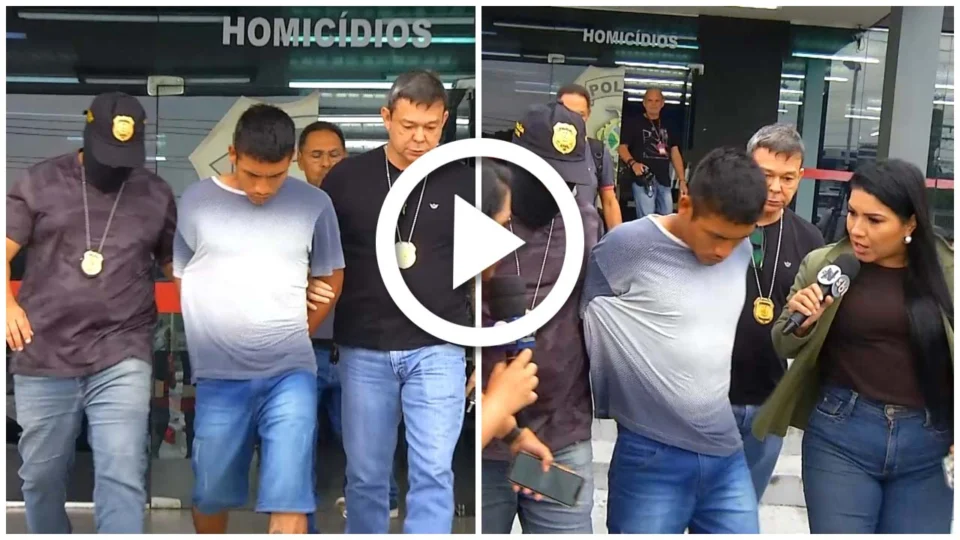 VÍDEO: suspeito de latrocínio em 2019 é preso em Manaus