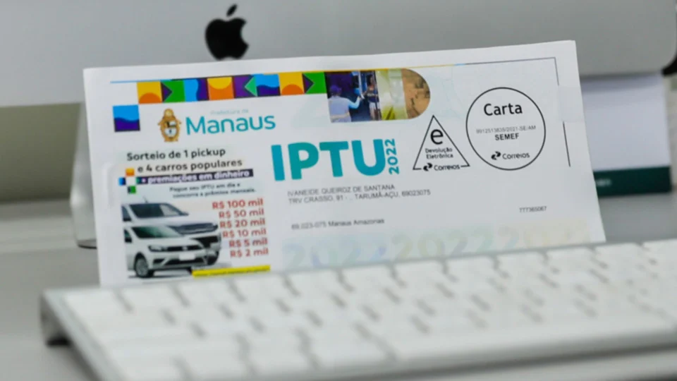 Contribuintes de Manaus têm até esta sexta-feira para pagar 5ª parcela do IPTU 2022