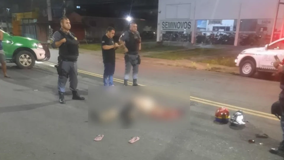 Homem é perseguido e executado a tiros em via pública na Zona Sul de Manaus