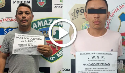 VÍDEO: dupla é detida suspeita de latrocínio tentado em Manaus