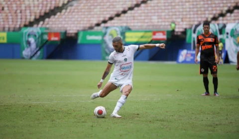 Autor de gol salvador, Rafael Ibiapino atribui classificação do Manaus à semifinal do Amazonense ao empenho do ‘grupo’