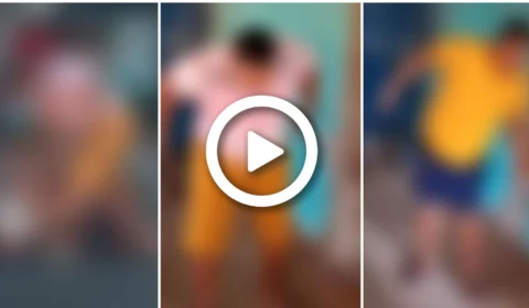 VÍDEO: criminosos castigam dupla que agrediu mulher grávida em via pública na Zona Sul de Manaus